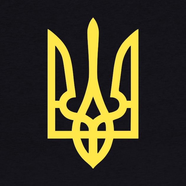 Ukrainian Trident Symbol by Yasna